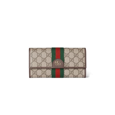 GUCCI OPHIDIA CONTINENTAL WALLET 838485 (19*10*3.5cm)